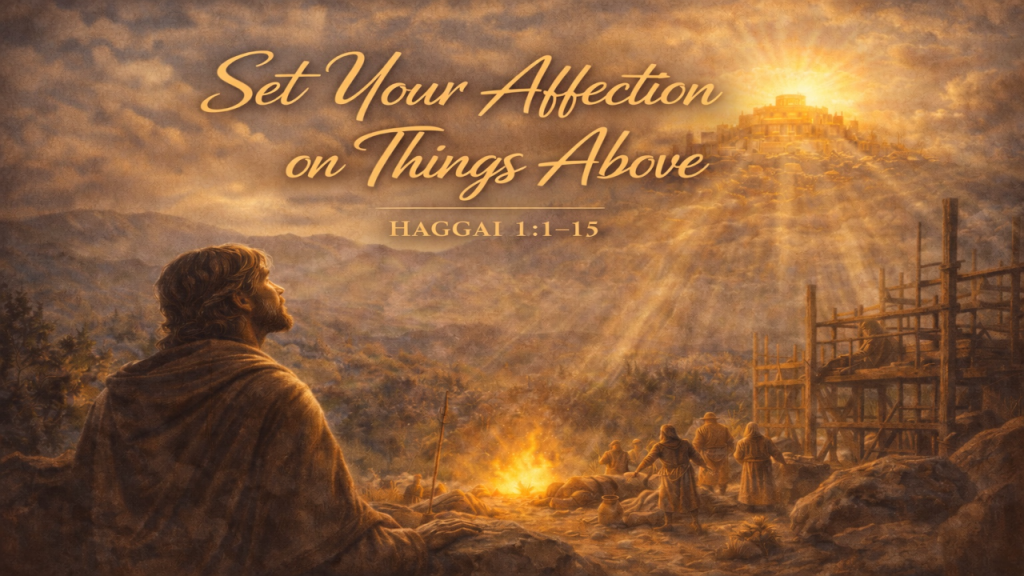 1-11-26AM- “Set Your Affection on Things Above”