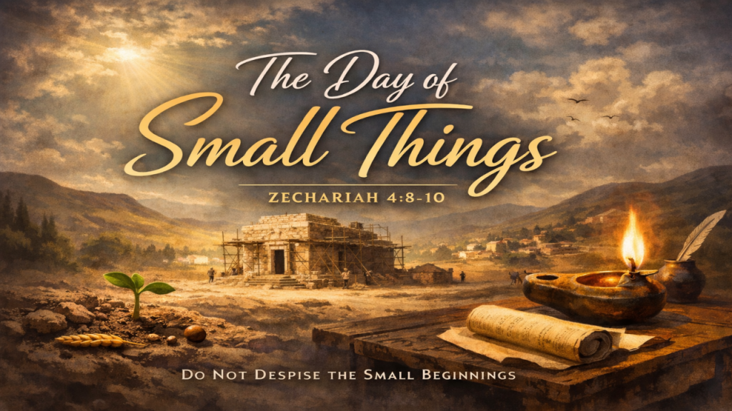 2-8-26AM- “The Day of Small Things”
