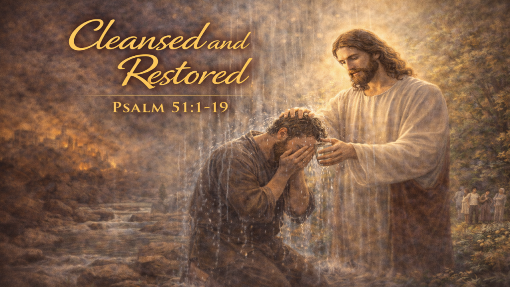 3-15-26AM- “Cleansed and Restored”