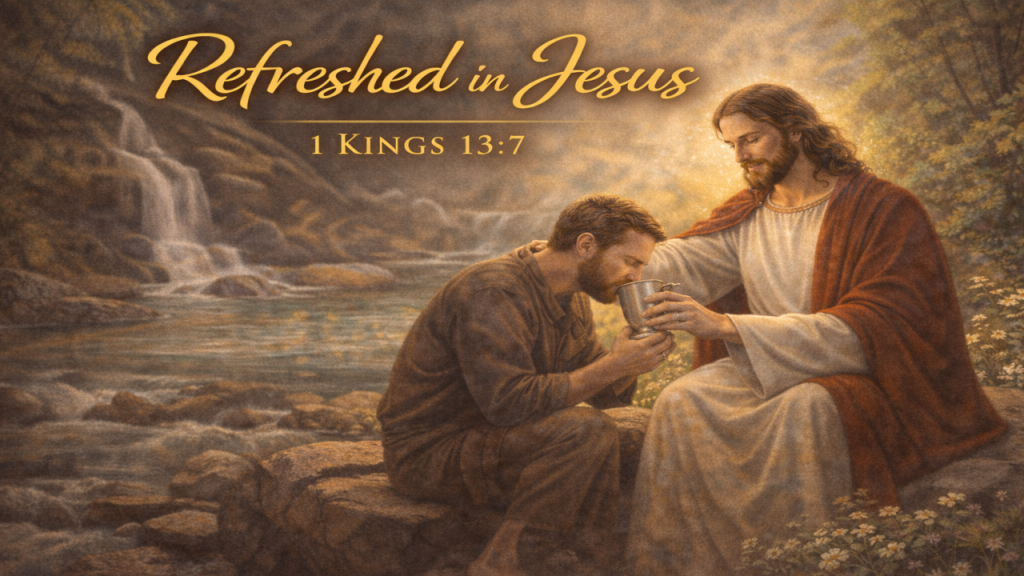 3-8-26PM- “Refreshed in Jesus”