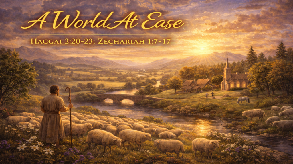 4-12-26AM- “A World At Ease”