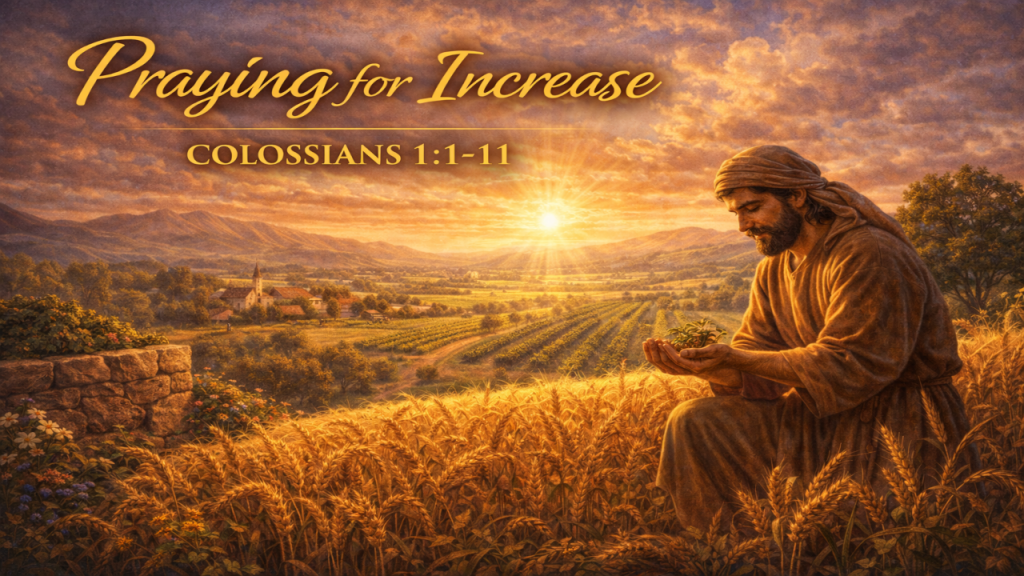 4-19-26PM- “Praying for Increase”