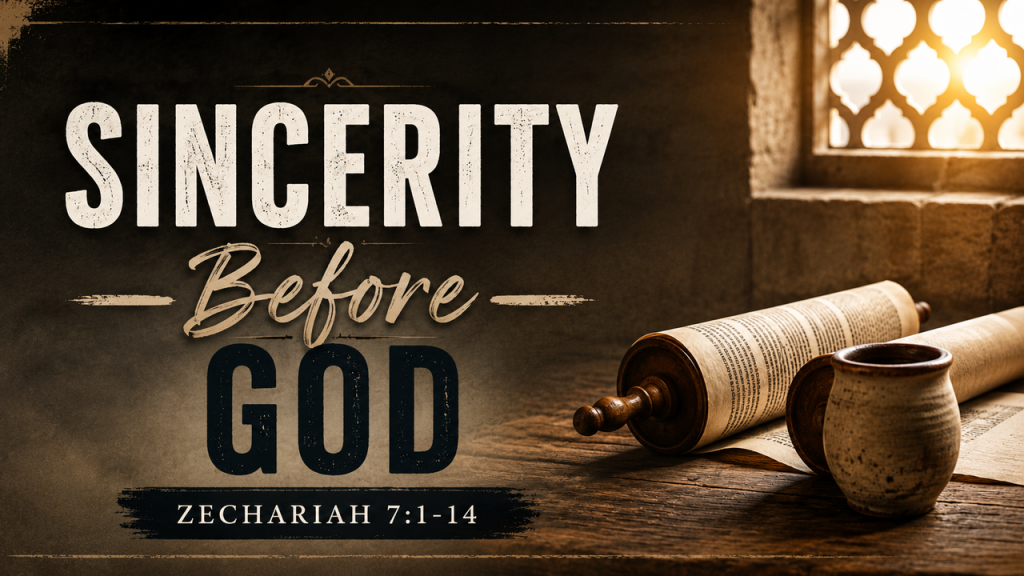 7-26-26AM- “Sincerity Before God”