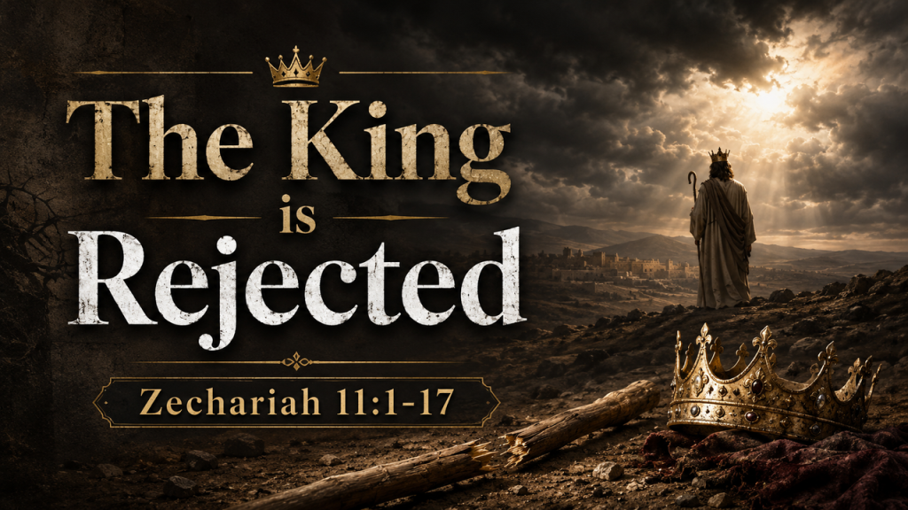 8-30-26AM- “The King is Rejected”